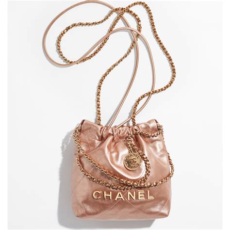 chanel mini 22 pink.